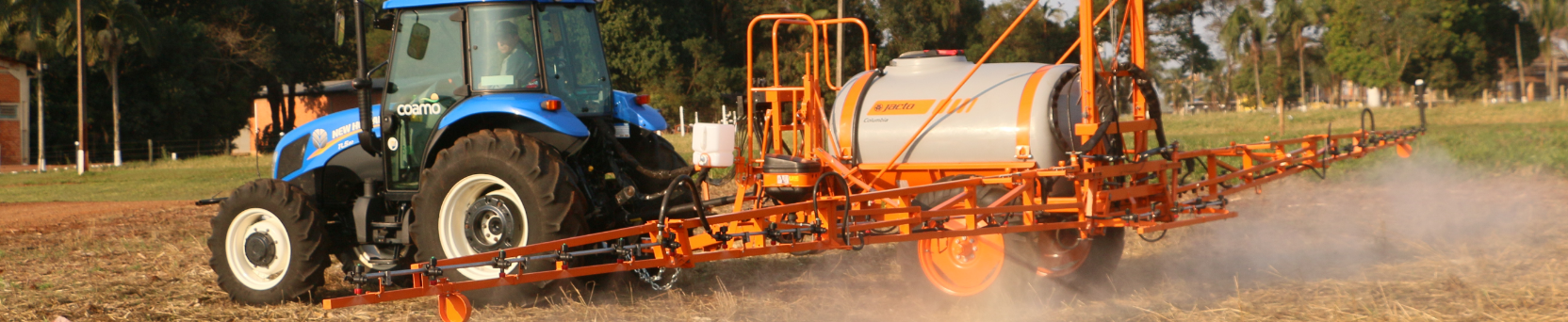 Pulverizador Tratorizado com Barras